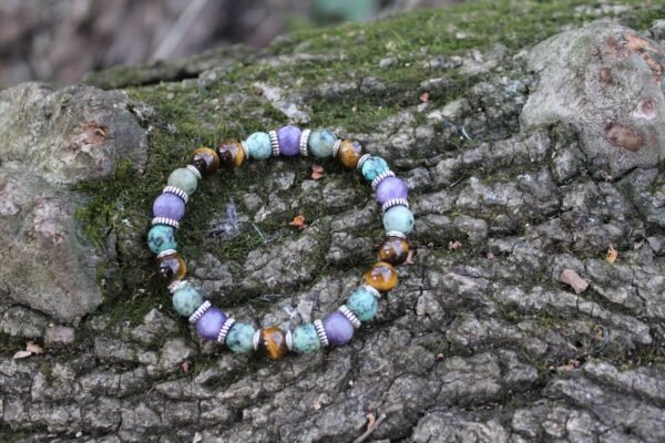 Cool Tones Gemstone Bracelet